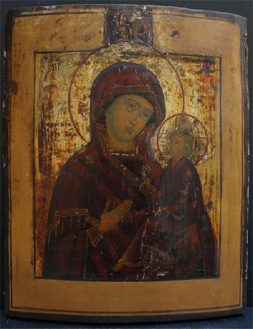 Казанска св. Богородица. Руска икона от началото на XIX в.
