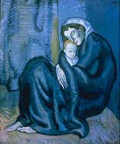 Пабло Пикасо. Майка и дете. Pablo Picasso. Mere et enfant. 1902