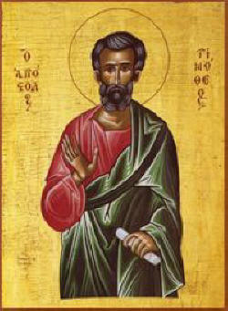 Св. ап. Тимотей, гръцка икона