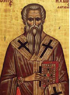Икона на св. Ахил Лариски - Ахилий, епископ на Лариса. Архив Pravoslavieto.com