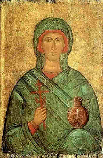 Св. Анастасия Римлянка. Руска икона. Източник: pravmir.ru