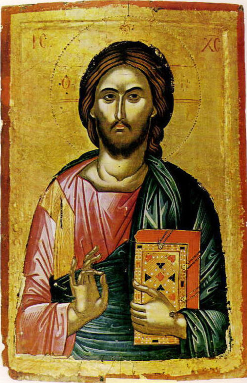 Христос. Икона от манастира Ставроникита. Източник: poseidon.csd.auth.gr
