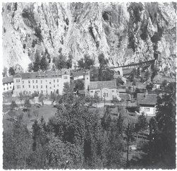 Общ изглед на Софийската семинария,  гара Черепиш, 1958 година