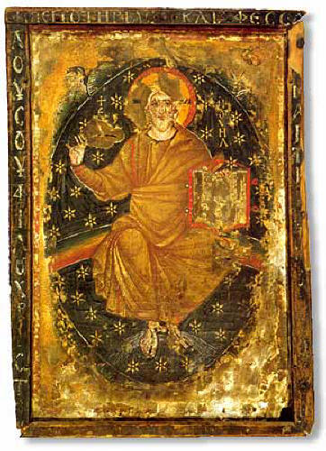 Най-Старият по дни. Икона от VII-VIII в., манастира "Св. Екатерина" в Синай. 