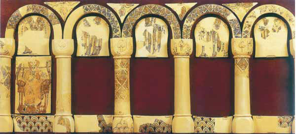Олтар от Дворцовия манастир на Велики Преслав (Х в.). Източник: "За буквите"