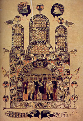 Миниатюра от Симеоновия (Светославовия) сборник, 915-920 г.