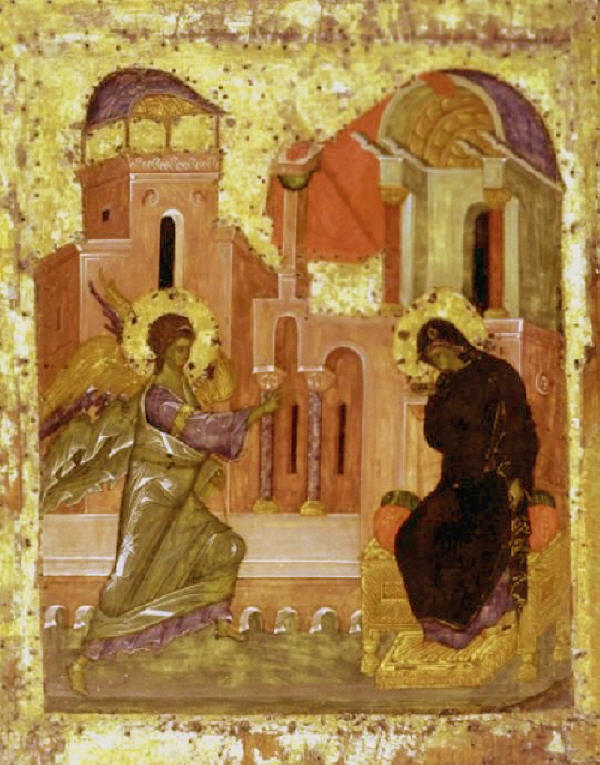 Свето Благовещение. Annunciation. Икона от св. Андрей Рубльов
