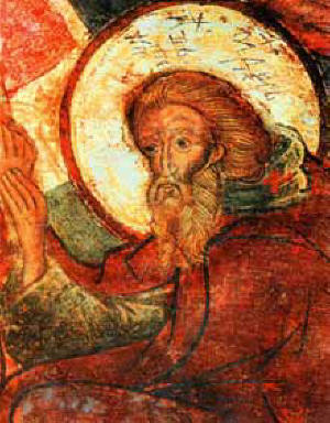 Св. Андрей Критски. Фреска от XVII век