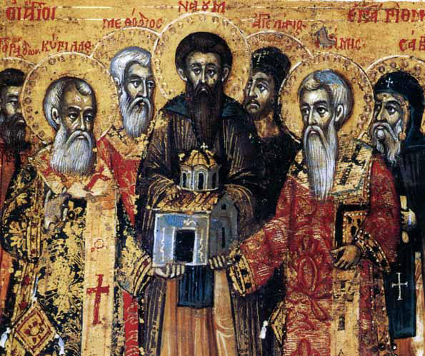 Св. Седмочисленици. Икона от ХVІІІ век.