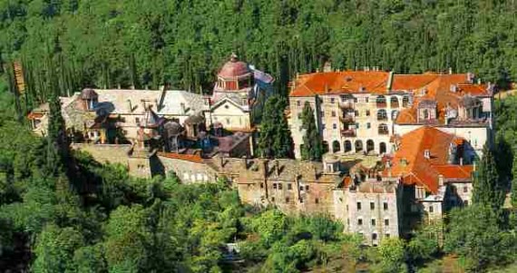 Зографският манастир в Света Гора. Mount Athos - Zographou Monastery.