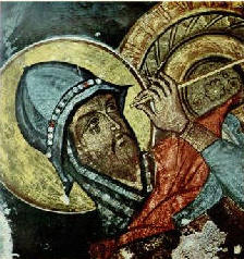 Св. Теодор Тирон, стенопис от Кремиковския манастир "Св. Георги"