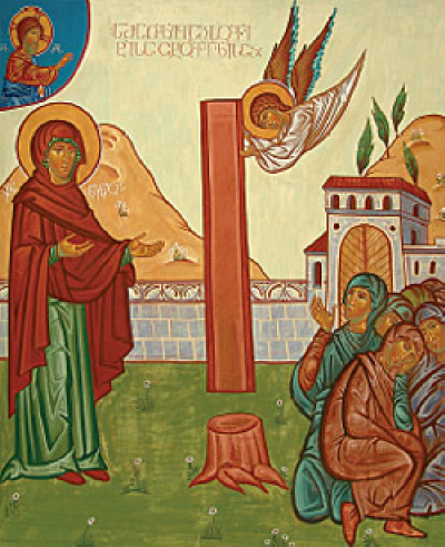 St. Nino (St. Nina) of Georgia and The miracle of the Life-giving Pillar