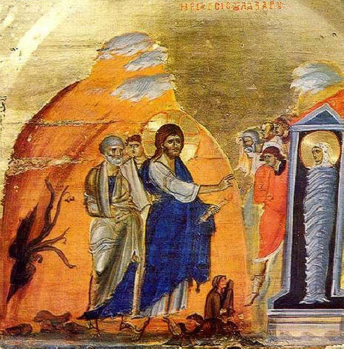 Възкресението на Лазаря, манастирът "Св. Екатерина" в Синай