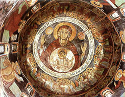 Стенопис от църквата "Св. Наум" в Охрид